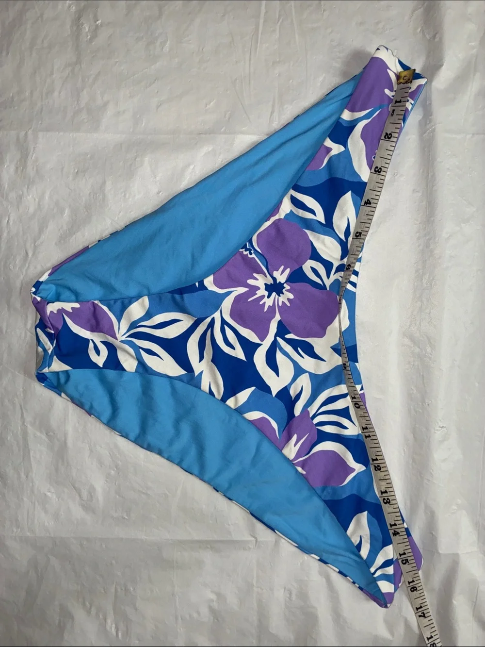 Roxy Blue & Purple Floral Bikini Set
